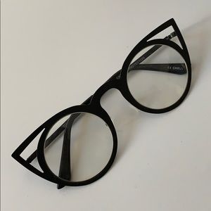 COPY - Cat eye clear style lens glasses